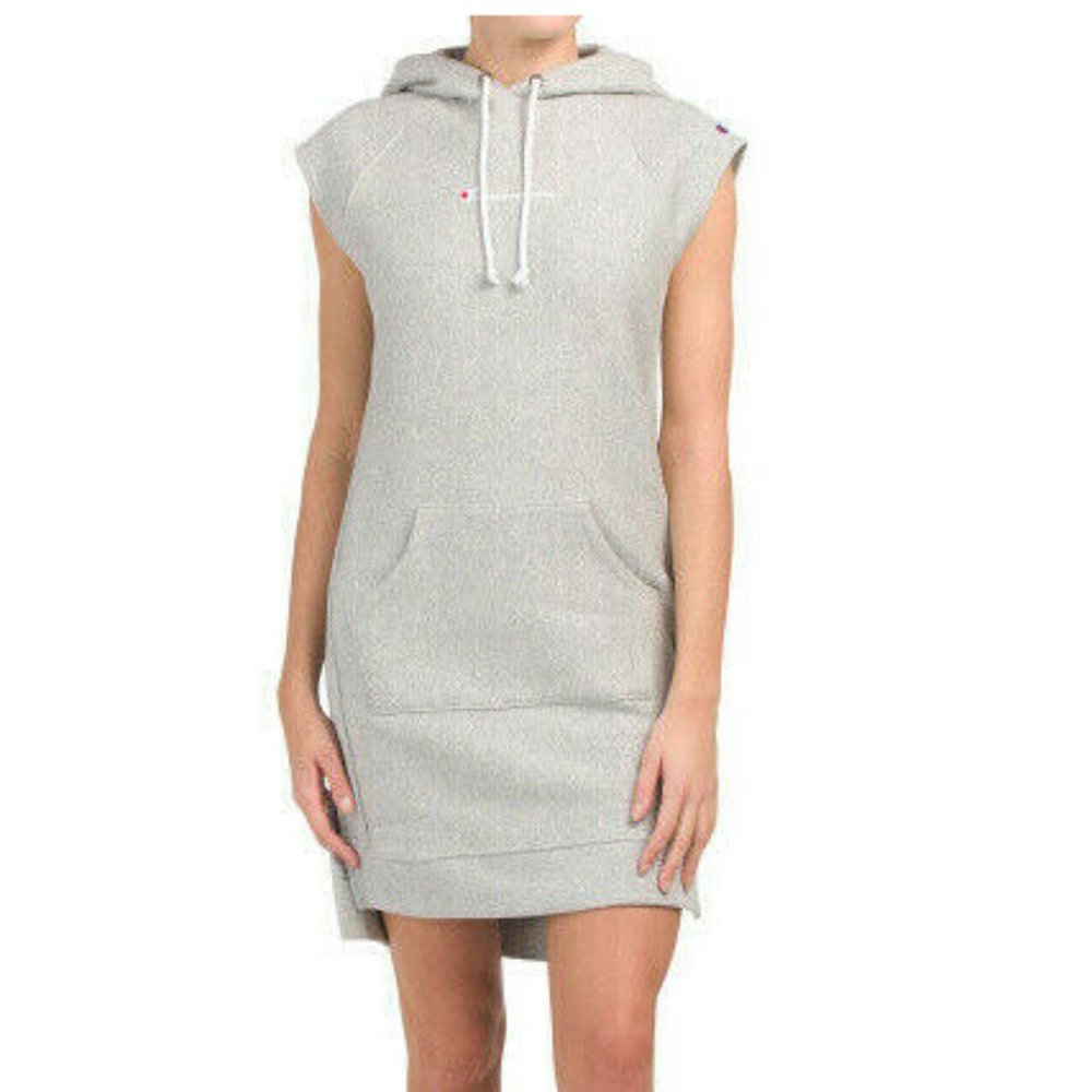 Champion Reverse Weave Hooded Dress Logo Size XS NWT